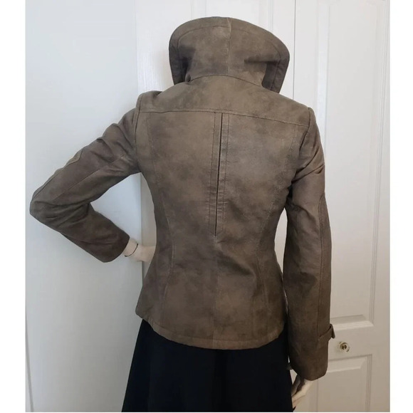 Danier  Leather Moto Jacket Sz XXS - Picture 9 of 14